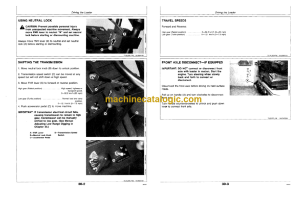 John Deere 444E Loader Operator's Manual (OMAT123458)