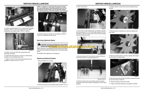 John Deere 1200A Bunker Rake Operator's Manual (OMTCU29137)