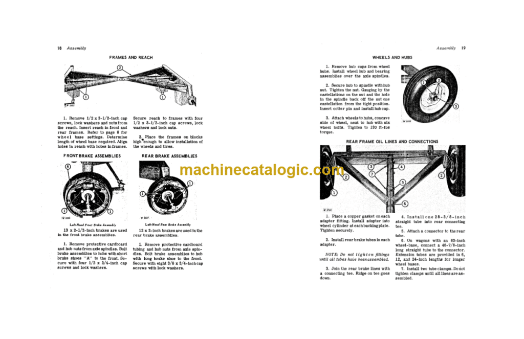 John Deere 1065 Wagon with Four-Wheel Hydraulic Brakes and Surge Brake ...