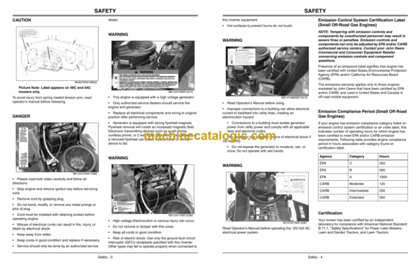 John Deere GT235 Electric Outlet Equipped Lawn and Garden Tractor Operator's Manual (OMM146765J2)