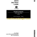 John Deere JD24A Skid Steer Loader Technical Manual (TM1157)