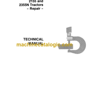 John Deere 2155 and 2355N Tractors Repair Technical Manual (TM4435)