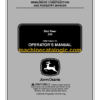 John Deere 280 Skid Steer Operator's Manual (OMKV18651)