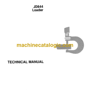John Deere JD844 Loader Technical Manual (TM1189)