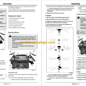 John Deere WG32A, WG36A, WG48A Commercial Walk Behind Mower Operator’s Manual (OMTCU33418 K2)