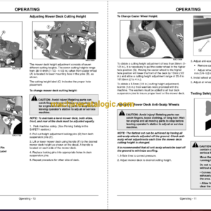 John Deere 7H17 and 7H19 Commercial Walk Behind Mower Operator’s Manual (OMTCU21434)