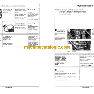 John Deere 655 755 855 955 756 and 856 Compact Utility Tractors Technical Manual (TM1360)