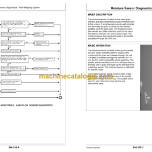 John Deere 50 Series GreenStar System Combine Repair Service Manual (TM1835)