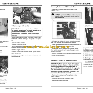 John Deere 280 Skid Steer Operator’s Manual (OMKV18651)