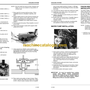 John Deere 8875 Skid Steer Loader Technical Manual (TM1566)