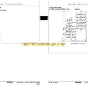 John Deere 7200 Front-Fold MaxEmerge2 Drawn Conservation Planters Technical Manual (TM1366)