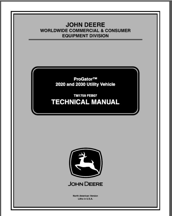 John Deere technical Manual