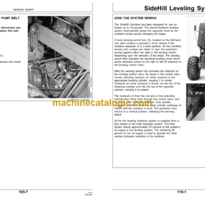 John Deere SideHill 9500 Combine Operator’s Manual (OMH161696)