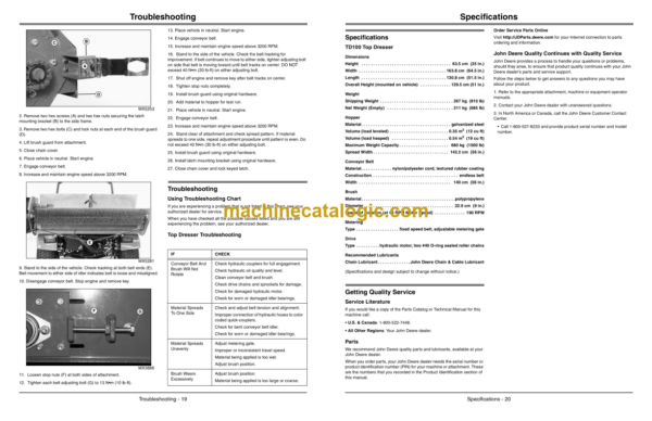 John Deere TD100 Top Dresser Operator's Manual (OMTCU30141)