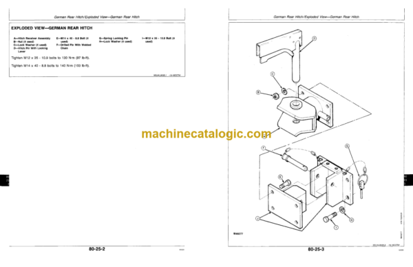 John Deere 655 755 855 955 756 and 856 Compact Utility Tractors Technical Manual (TM1360)