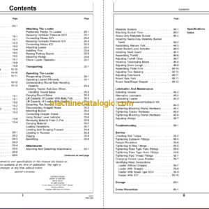 John Deere 265 Farm Loader Operator’s Manual (OMW37957)