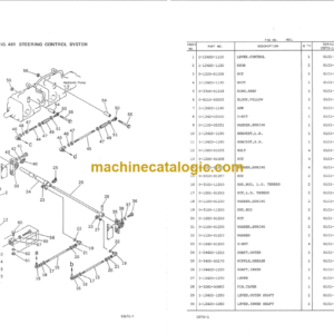 Hitachi CG70 Rubber Crawler Carrier Parts Catalog