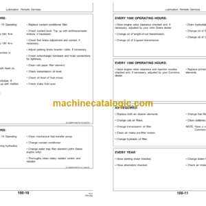 John Deere 6610, 6710, 6810 and 6910 Self-Propelled Forage Harvesters Operator’s Manual (OMZ92145)