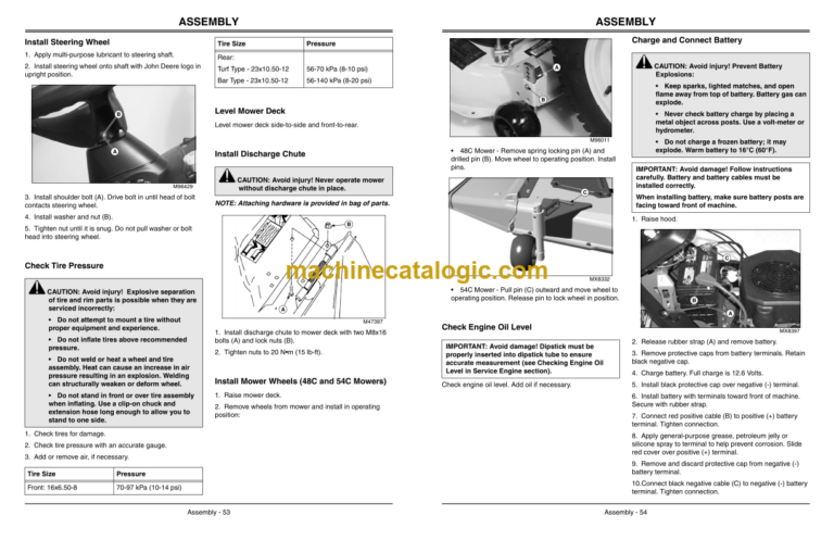 John Deere GT225, GT235 and GT245 Lawn and Garden Tractors Operator's Manual (OMM148971I2)