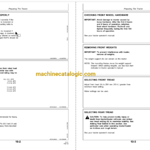 John Deere 158 Farm Loader Operator’s Manual (OMW37998)