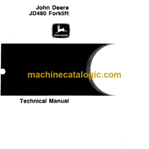 John Deere JD480 Forklift Technical Manual (TM1016)