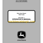 John Deere 1600 Turbo Wide Area Mower Operator's Manual (OMTCU29601)