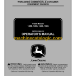 John Deere 1420, 1435, 1445, 1565 Front Mower Operator's Manual (OMTCU15664C2)