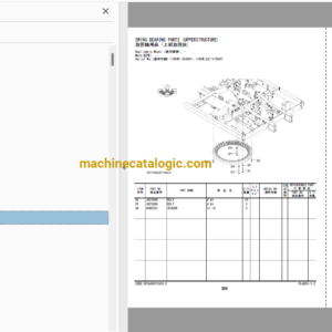 Hitachi ZX140W-6 Wheeled Excavator Full Parts Catalog