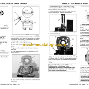 John Deere 3225C, 3235C and 3245C Lightweight Fairway Mower Technical Manual (TM2105)