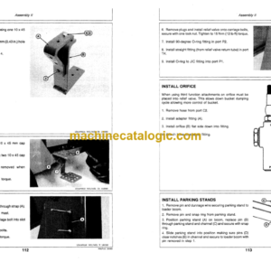 John Deere 260 Farm Loader Operator’s Manual (OMW35105)