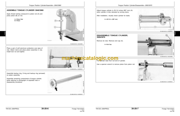 John Deere 3940 3950 3960 and 3970 Forage Harvesters Technical Manual (TM1203)