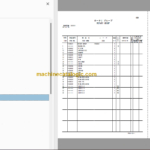 Hitachi EG70R-3 Rubber Crawler Carrier Parts Catalog & Equipment Components Parts Catalog