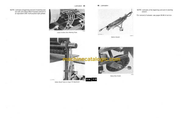 John Deere 7000 MAX-EMERGE 6-ROW WIDE, 8-ROW NARROW AND WIDE, AND 12-ROW NARROW DRAWN PLANTERS Operator's Manual (OMA45339)