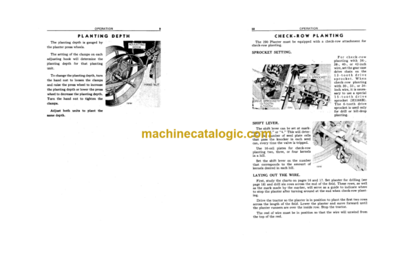 John Deere 290 Corn Planter Operator's Manual (OMB25260)