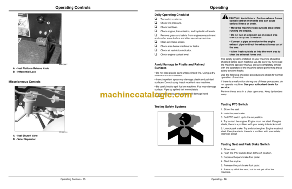 John Deere 1600 Turbo Wide Area Mower Operator's Manual (OMTCU29601)