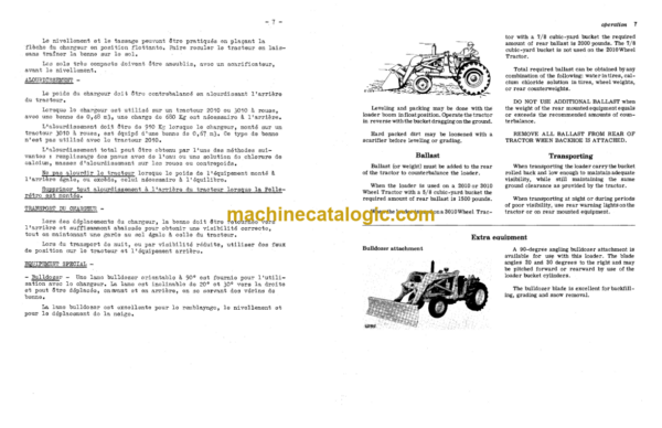 John Deere 720 Loader Operator's Manual (OMU12905)