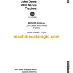 John Deere 2155 and 2355N Tractors Repair Service Manual (SM2035)