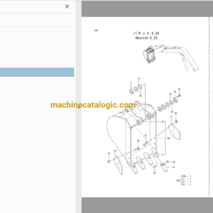 Hitachi EX60WD-2 Wheeled Excavator Parts Catalog & Equipment Components Parts Catalog