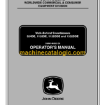 John Deere 924DE, 1128DE, 1128DDE and 1332DDE Walk-Behind Snowblowers Operator's Manual (OMM146053D1)