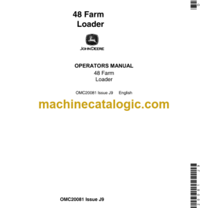 John Deere 48 Farm Loader Operator's Manual (OMC20081)