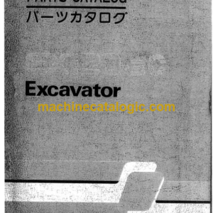 Hitachi EX120-3C Excavator Parts Catalog