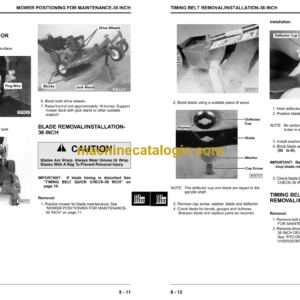 John Deere GS25 GS30 GS45 GS75 HD45 HD75 Commercial Walk—Behind Mowers Technical Manual (TM1598)