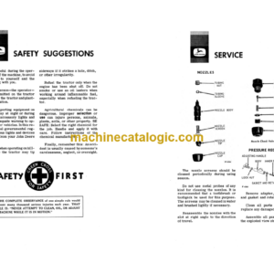 PRE-Emergance Sprayer for 493A Cotton and Corn Planter or 494,494A, 495 or Corn Planters Operator’s Manual (OMB25221)