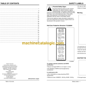 John Deere 2653B Trim and Surrounds Mower Operator’s Manual (OMTCU27760)