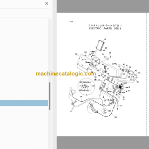 Hitachi EG110R Rubber Crawler Carrier Parts Catalog & Equipment Components Parts Catalog