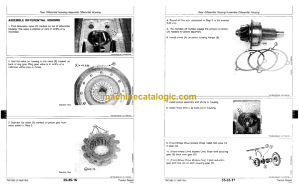 John Deere 2000 2100 2200 2300 and 2400 Tractors Technical Manual (TM1563)