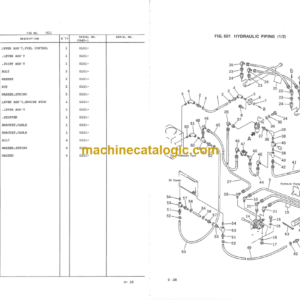 Hitachi CG45 Rubber Crawler Carrier Parts Catalog