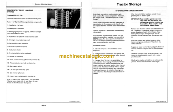 John Deere 1550, 1750, 1850 and 1850N, 1950, 1950N Tractors Operator's Manual (OML64431)