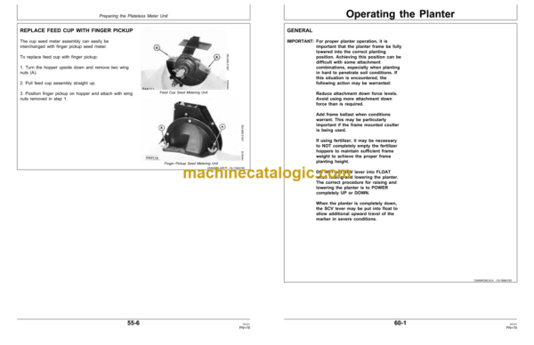 John Deere 7240 Narrow-Row MaxEmerge2 Drawn Planters Operator's Manual (OMA54954)