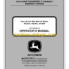 John Deere WG32A, WG36A, WG48A Commercial Walk Behind Mower Operator's Manual (OMTCU30940)